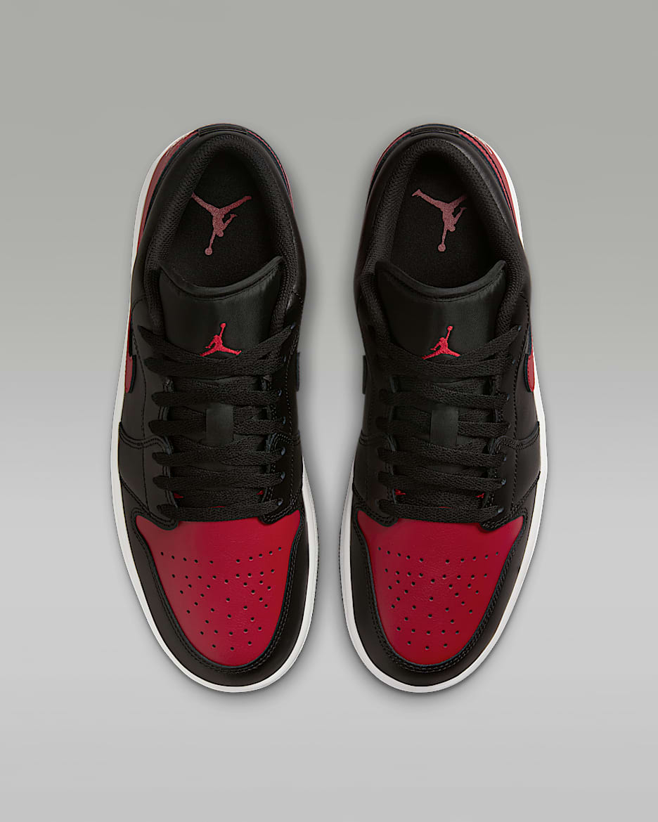 Nike air jordan black and white low shop